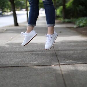 Reebok White Athletic Shoes